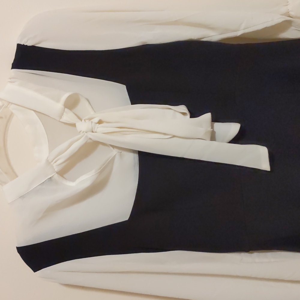 Large Forever 21 Black/White Formal Dress - Picture 4 of 6